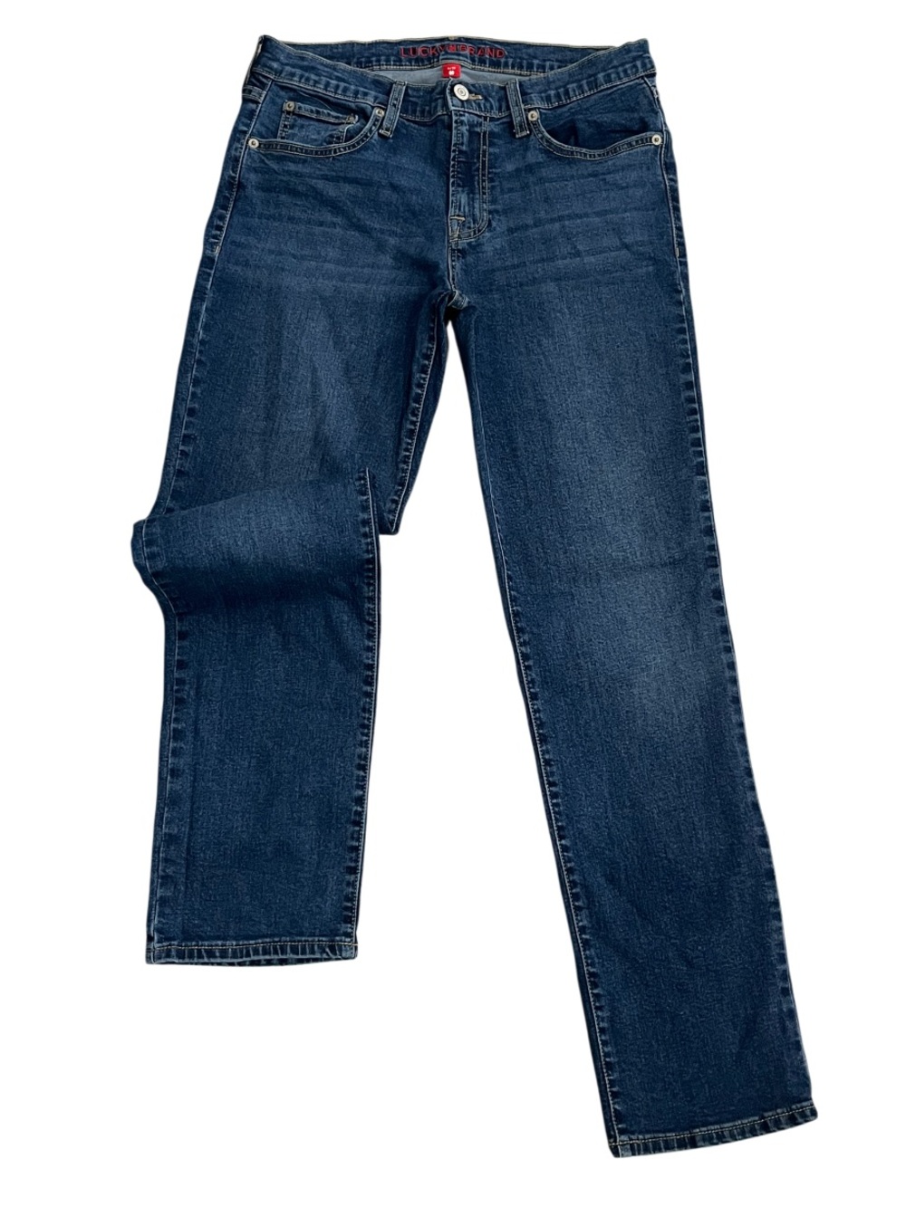 Lucky Brand Sweet Relaxed Straight Jean Mid-Rise Size 6